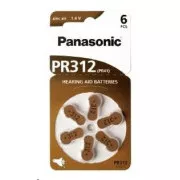 PANASONIC Zink-Luft-Batterie PR-312 (41) / 6LB AA 1, 2V (Blister 6 Stück)