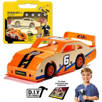 Stanley Jr. OK002-SY Bausatz, Rennwagen, Holz