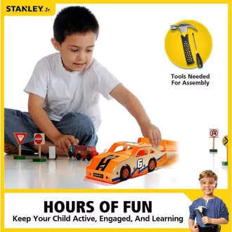 Stanley Jr. OK002-SY Bausatz, Rennwagen, Holz
