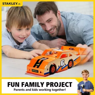 Stanley Jr. OK002-SY Bausatz, Rennwagen, Holz