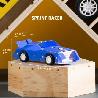 Stanley Jr. OK013-SY Bausatz, Rennwagen, Holz