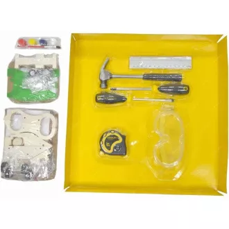 Stanley Jr. U003-K02-T06-SY Satz mit 2 Autos und 5 Werkzeugen