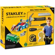 Stanley Jr. U003-K02-T06-SY Satz mit 2 Autos und 5 Werkzeugen