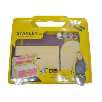 Stanley Jr. OK010BUD-SY Bausatz, Truhe, Holz