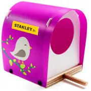 Stanley Jr. OK021BUD-SY Bausatz, Vogelhaus, Holz