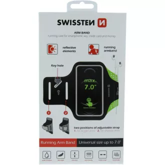 ARMBAND-Etui Größe 67 SCHWARZ SWISSTEN