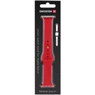 BAND APP.W.SILIKON. 42-44mm ROT SWISSTEN