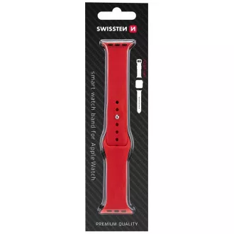 BAND APP.W.SILIKON. 42-44mm ROT SWISSTEN