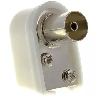 SAV 127-000 SENCOR-Koaxial-Steckverbindung Senkrecht-Kunststoff SAV 127-000 SENCOR-Koaxial-Steckverbindung Senkrecht-Kunststoff
