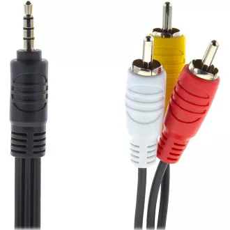 SAV 150-015 3,5-Buchse - 3xRCA M P SENCOR