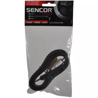 SAV 150-015 3,5-Buchse - 3xRCA M P SENCOR
