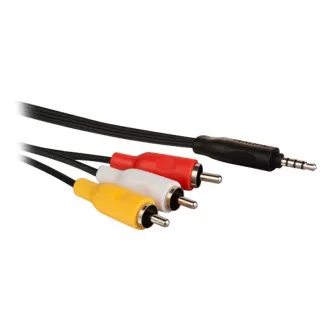 SAV 150-015 3,5-Buchse - 3xRCA M P SENCOR