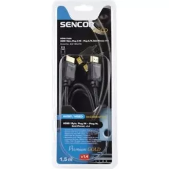 SAV 165-015 HDMI M-M 1.5M v1.4 PG SENCOR