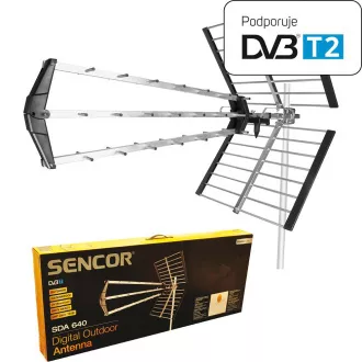 SDA-640 5G DVB-T2 ANTENNE AUSSEN SENCOR SDA-640 5G DVB-T2 ANTENNE AUSSEN SENCOR