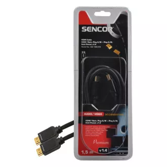 SAV 166-015 HDMI M-M 1.5m v1.4 P SENCOR