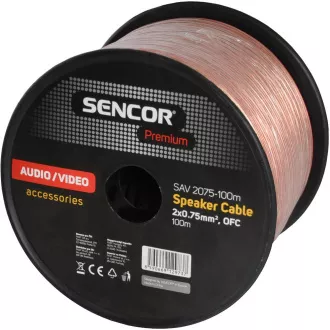 SAV 2075-100m Lautsprecherkabel 2x0,75mm2 SENCOR