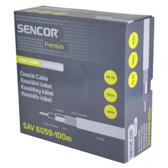 SAV 6059-100m Koax. Kabel RG-59 SENCOR