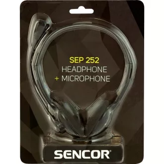 SEP 252 KOPFHÖRER + MIKROFON-SENCOR