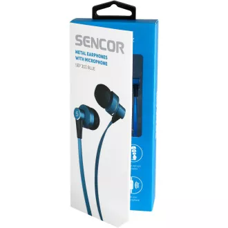 SEP 300 MIC BLUE MET KOPFHÖRER SENCOR