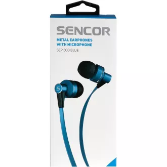 SEP 300 MIC BLUE MET KOPFHÖRER SENCOR