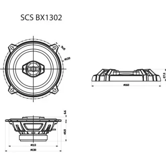 SCS BX1302 SENCOR AUTOLAUTSPRECHER