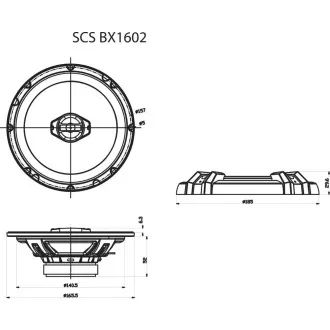 SCS BX1602 SENCOR AUTOLAUTSPRECHER SCS BX1602 SENCOR AUTOLAUTSPRECHER
