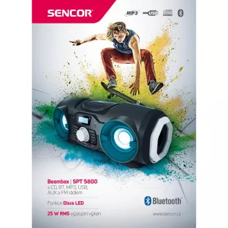 SPT 5800 RADIO MIT CD/MP3/USB/BT SENCOR