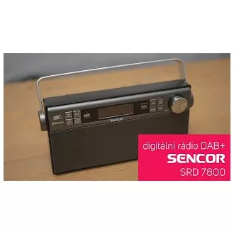 SRD 7800 DAB/FM/BT RADIO SENCOR SRD 7800 DAB/FM/BT RADIO SENCOR