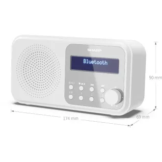 DR-P420WH FM/DAB RADIOEMPFÄNGER SCHARF DR-P420WH FM/DAB RADIOEMPFÄNGER SCHARF