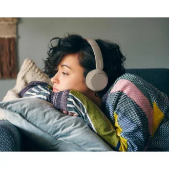 WH CH520 beige Bluetooth-Kopfhörer SONY