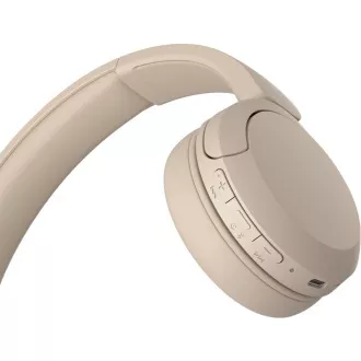 WH CH520 beige Bluetooth-Kopfhörer SONY