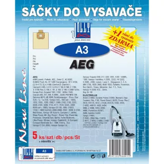 UND 3 STAUBSAUGERBEUTEL JOLLY
