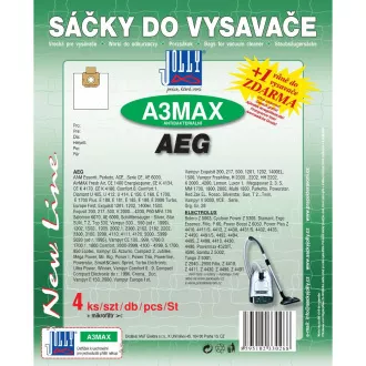UND 3 MAX. STAUBSAUGERBEUTEL JOLLY UND 3 MAX. STAUBSAUGERBEUTEL JOLLY
