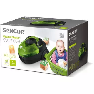 SVC 510GR-EUE2 SENCOR Staubsauger ohne Beutel SVC 510GR-EUE2 SENCOR Staubsauger ohne Beutel