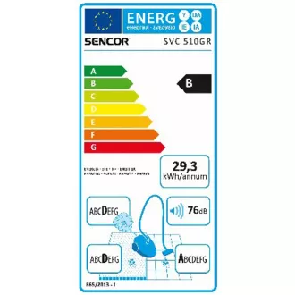 SVC 510GR-EUE2 SENCOR Staubsauger ohne Beutel SVC 510GR-EUE2 SENCOR Staubsauger ohne Beutel