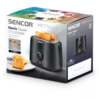 STS 6058BK SENCOR-Toaster STS 6058BK SENCOR-Toaster