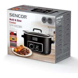 SPR 6100BK SENCOR Langsamkocher SPR 6100BK SENCOR Langsamkocher