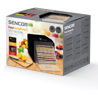 SFD 6600BK SENCOR Fruchttrockner SFD 6600BK SENCOR Fruchttrockner
