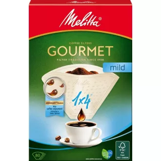 FILTER GOURMET MILD 1X4 / 80 MELITTA