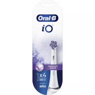 IO RAD. WEISS ERSATZ KÖPFE 4PCS ORAL-B