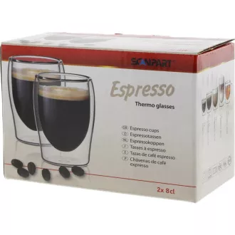 ESPRESSOGLÄSER 80ML SCANPART