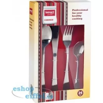 LT5001 BESTECKSET 24 TEILIG CARMEN LAMART