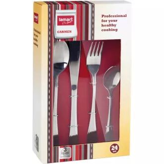 LT5001 BESTECKSET 24 TEILIG CARMEN LAMART