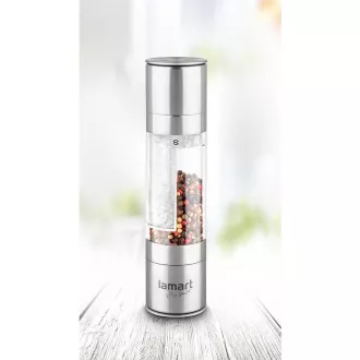LT7014 GRINDER 2X100ML EDELSTAHLROHR LAMART