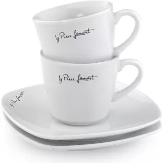 LT9017 TASSE + UNTERTASSE.2STK. 90ML DINE LAMART