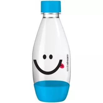 Babyflasche 0,5l Smiley blau SODA