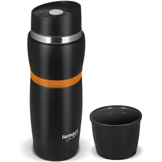 LT4054 THERMOSKA 480 SCHWARZ / ORANGE TASSE LAMART LT4054 THERMOSKA 480 SCHWARZ / ORANGE TASSE LAMART
