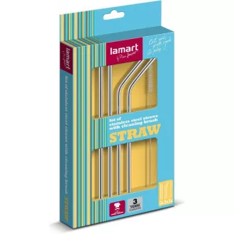 LT7052 EDELSTAHL SET 5-TEILIG STROH LAMART