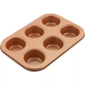 LT3091 6 MUFINS 26.5X18CM KUPFER LAMART LT3091 6 MUFINS 26.5X18CM KUPFER LAMART