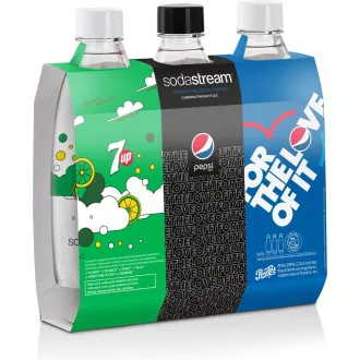 Flasche FUSE 3 x 1l PEPSI SODASTREAM Flasche FUSE 3 x 1l PEPSI SODASTREAM
